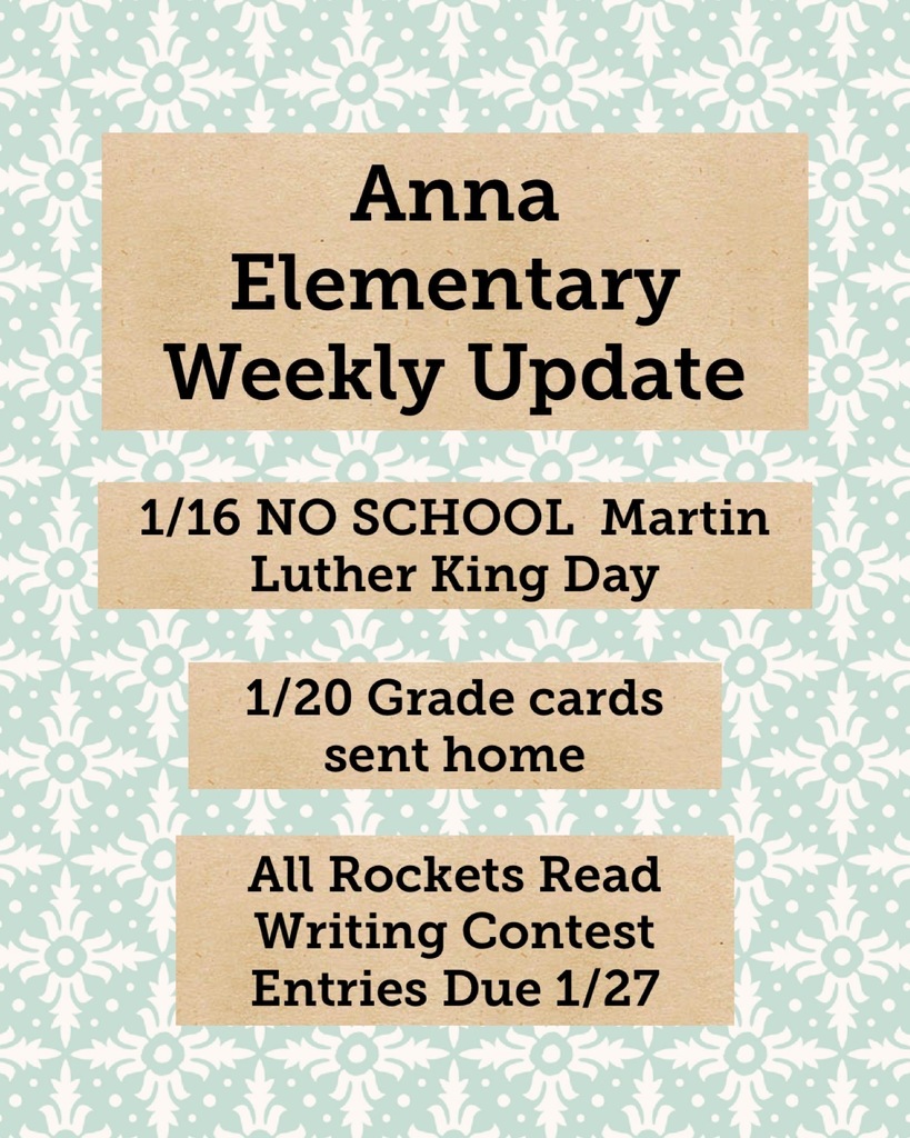 Elementary Weekly Update